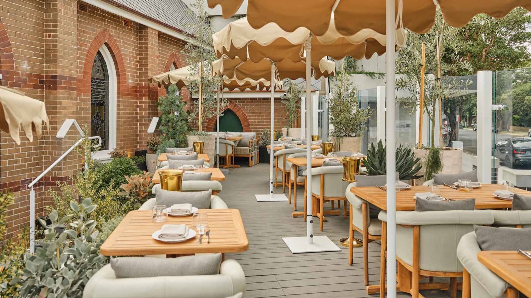 Aambra's alfresco terrace